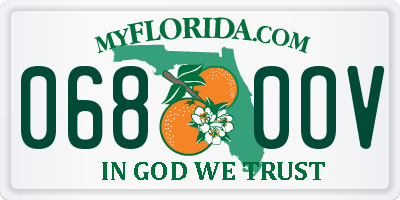 FL license plate 0680OV