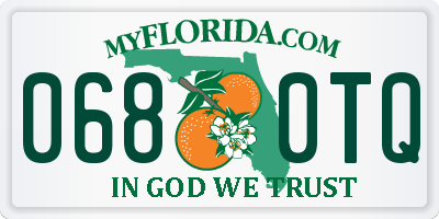 FL license plate 0680TQ