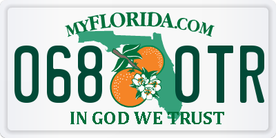 FL license plate 0680TR