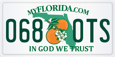 FL license plate 0680TS