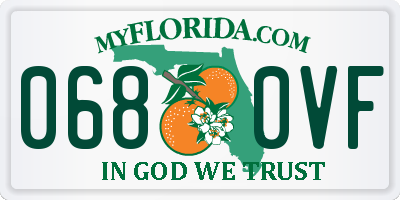 FL license plate 0680VF