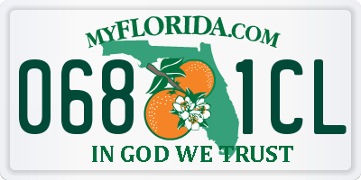 FL license plate 0681CL