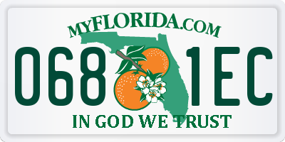 FL license plate 0681EC
