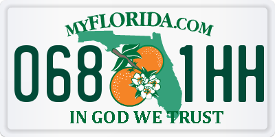 FL license plate 0681HH