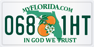 FL license plate 0681HT