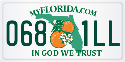 FL license plate 0681LL