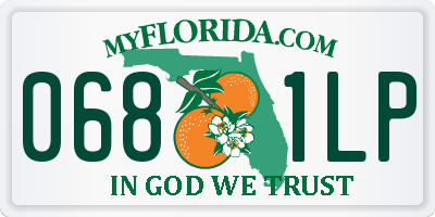 FL license plate 0681LP