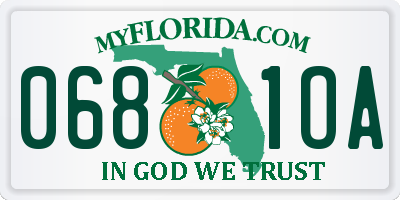 FL license plate 0681OA