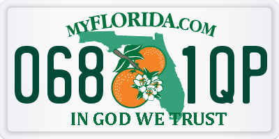 FL license plate 0681QP