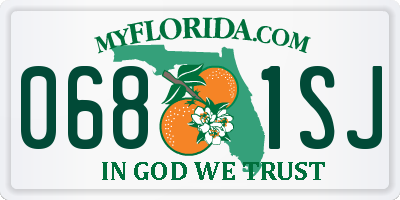 FL license plate 0681SJ
