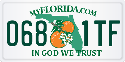 FL license plate 0681TF