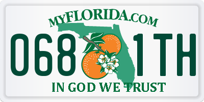 FL license plate 0681TH