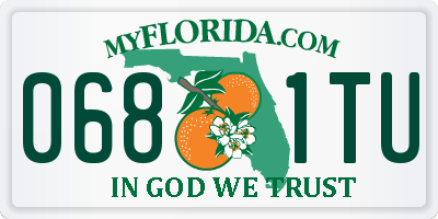FL license plate 0681TU