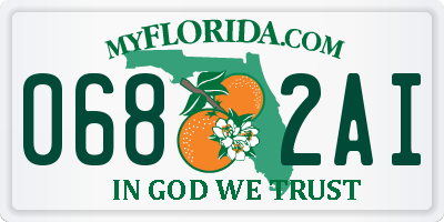 FL license plate 0682AI