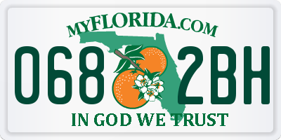FL license plate 0682BH