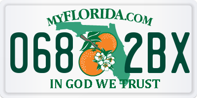 FL license plate 0682BX