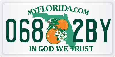 FL license plate 0682BY