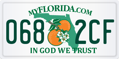FL license plate 0682CF