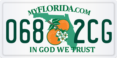 FL license plate 0682CG