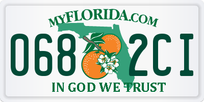 FL license plate 0682CI