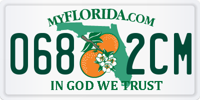 FL license plate 0682CM