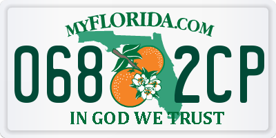 FL license plate 0682CP