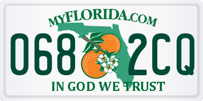 FL license plate 0682CQ