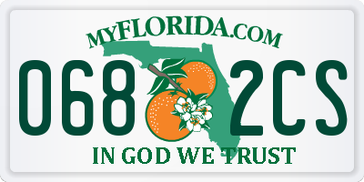 FL license plate 0682CS