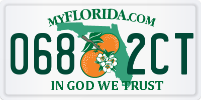 FL license plate 0682CT