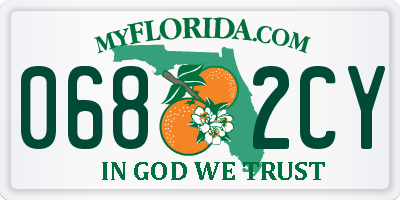 FL license plate 0682CY