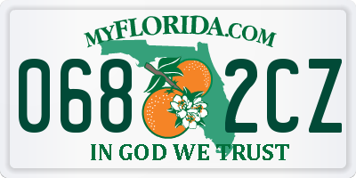 FL license plate 0682CZ