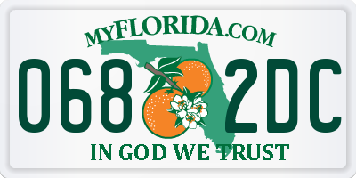 FL license plate 0682DC