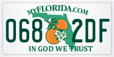 FL license plate 0682DF