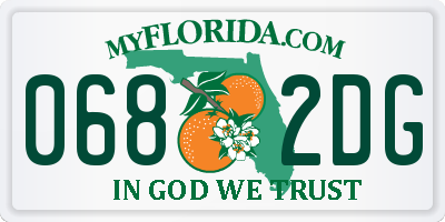 FL license plate 0682DG