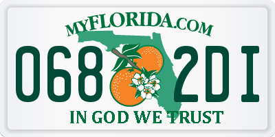 FL license plate 0682DI