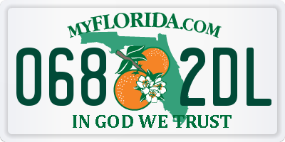 FL license plate 0682DL