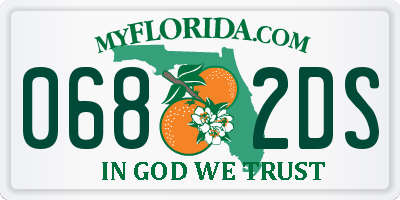 FL license plate 0682DS