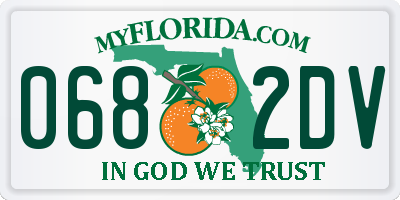 FL license plate 0682DV