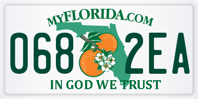 FL license plate 0682EA