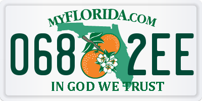 FL license plate 0682EE
