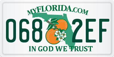 FL license plate 0682EF