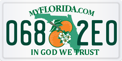 FL license plate 0682EO