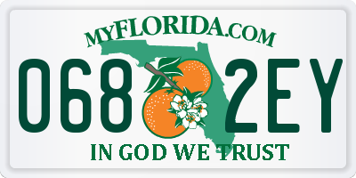 FL license plate 0682EY