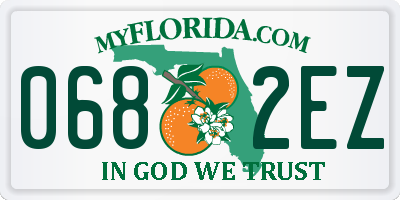 FL license plate 0682EZ