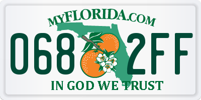 FL license plate 0682FF