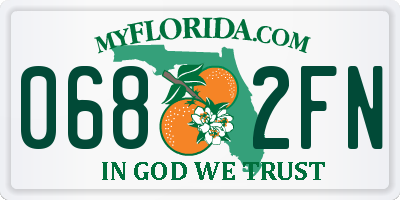 FL license plate 0682FN