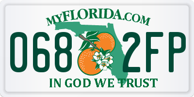 FL license plate 0682FP