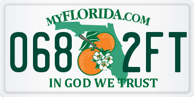 FL license plate 0682FT
