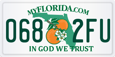 FL license plate 0682FU