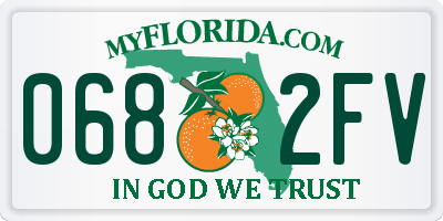 FL license plate 0682FV